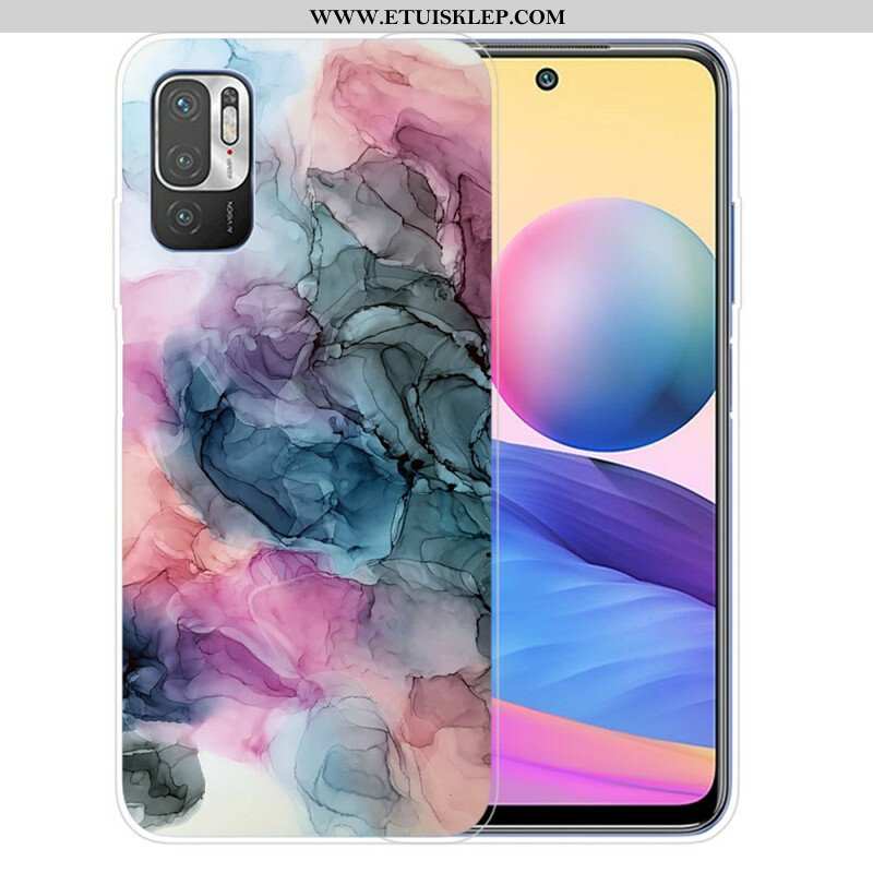 Etui do Xiaomi Redmi Note 10 5G Kolorowy Marmur